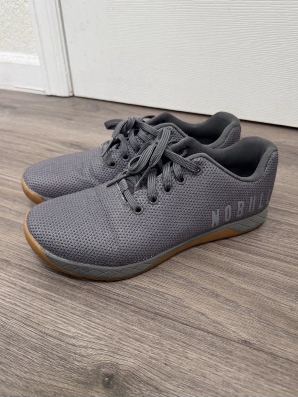 NOBULL Men's Trainer in Gray with Gum Sole